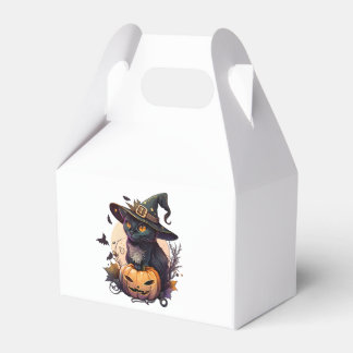Katt för Halloween Presentaskar