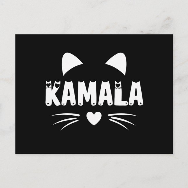 Katt för Harris 2024 Vykort (Framsida)