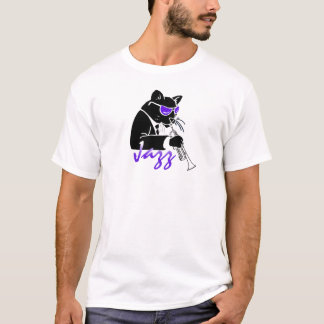 Katt för Jazztrumpetcoola T Shirt