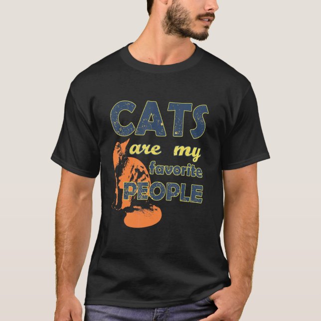 Katt för kattägare t shirt (Framsida)