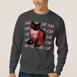 katt för kattkattkatt sweatshirt