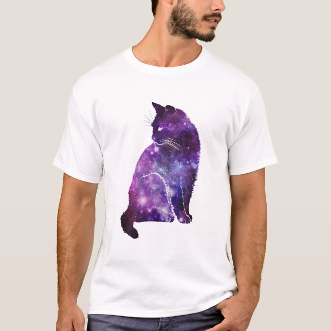 Katt för lilautrymmeNebula T Shirt (Framsida)