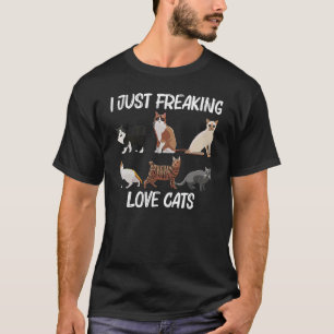 Katt för män kvinnor Katt Katt dam Kitty Katter Dj T Shirt
