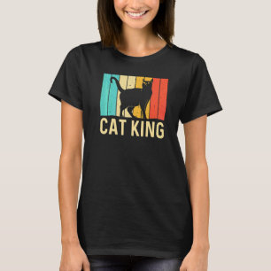 Katt för män Pappa Svart katt Kattperson Katter T Shirt
