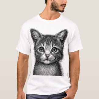 katt för pennkonst t shirt