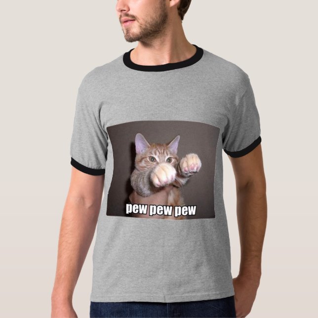 Katt för PewPewPew Tee Shirt (Framsida)