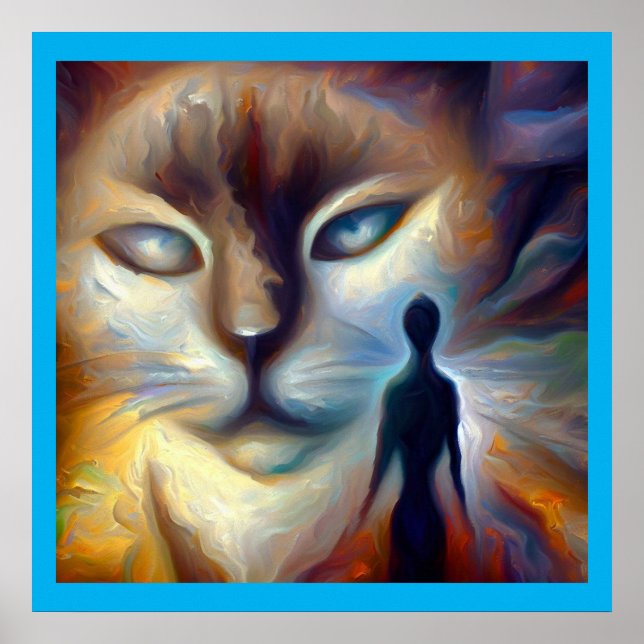 Katt för spritdjur 3 poster (Framsidan)