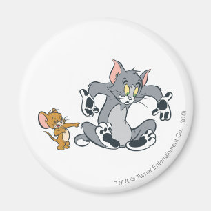 Katt för Tom och Jerry svarttass Magnet