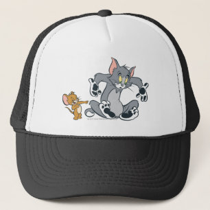 Katt för Tom och Jerry svarttass Truckerkeps