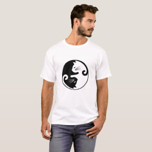 KATT FÖR YIN YANG T SHIRT