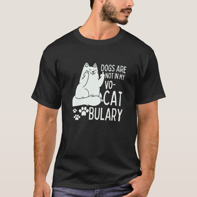 Katt Förälder Katt T Shirt (Framsida)