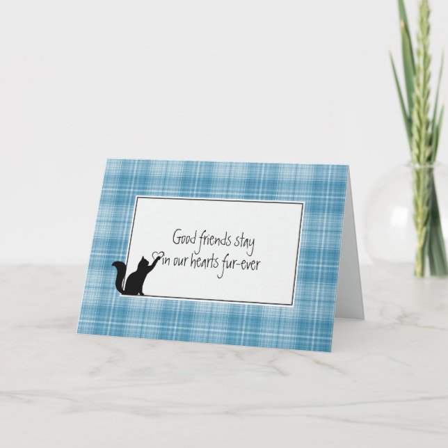 Katt Förlust Sympati  Kort (Framsida)