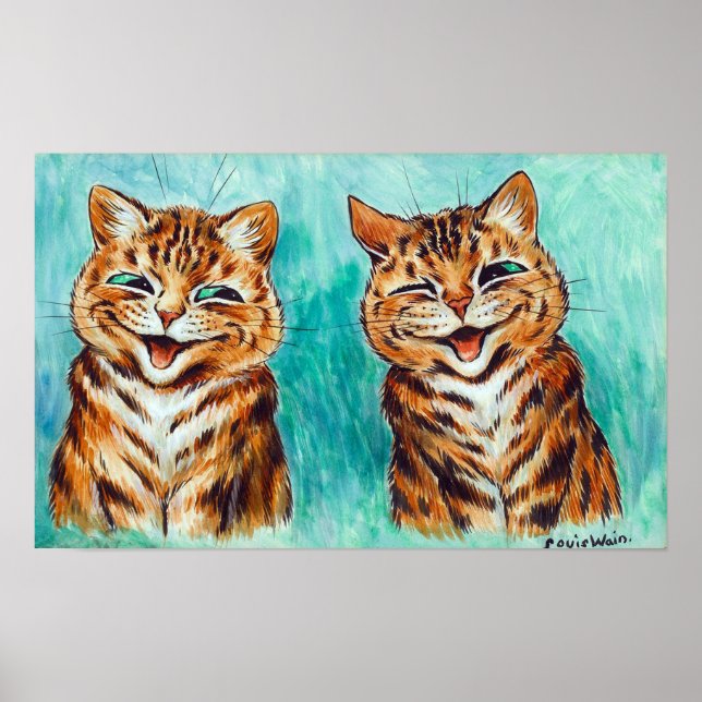 Katt Försoning, Louis Wain Poster (Framsidan)
