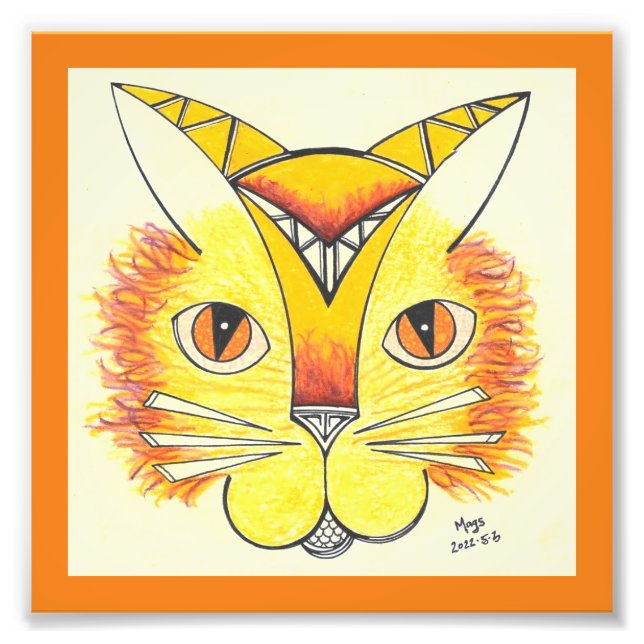 Katt Fototryck (Framsidan)