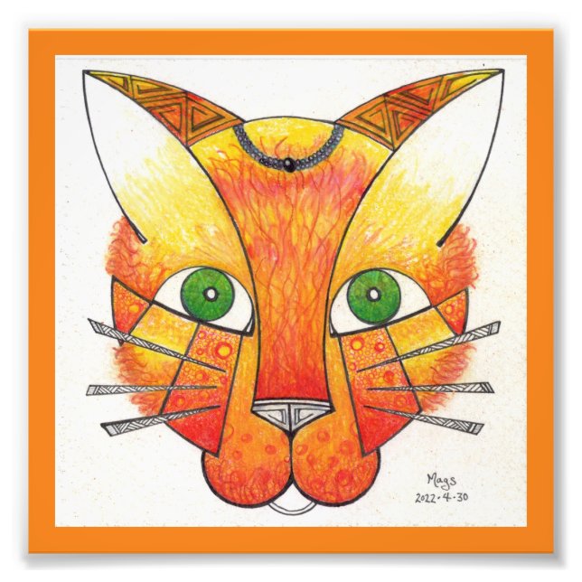 Katt Fototryck (Framsidan)