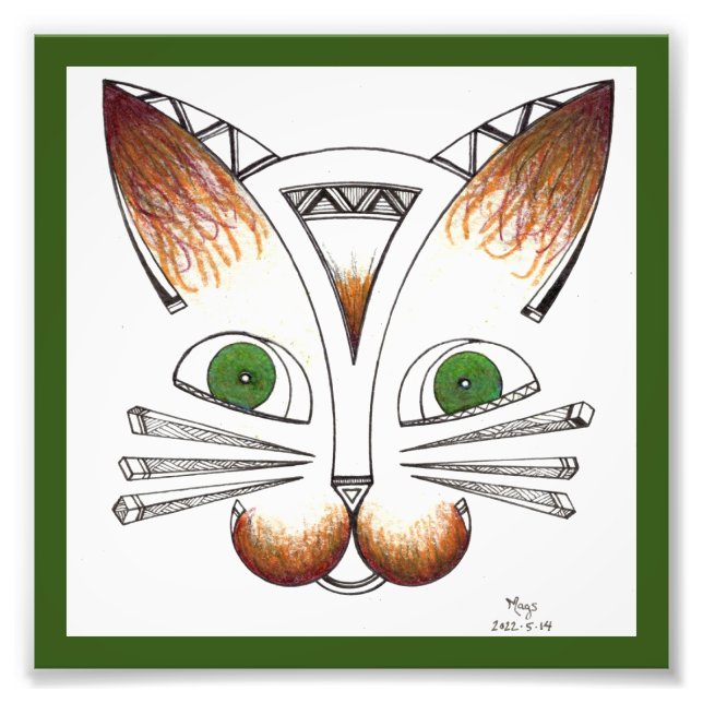 Katt Fototryck (Framsidan)