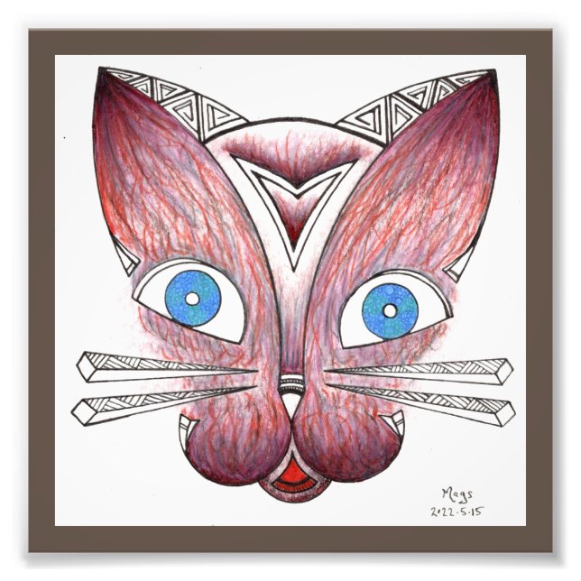 Katt Fototryck (Framsidan)