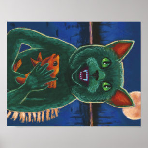 Katt från Black Lagoon Poster