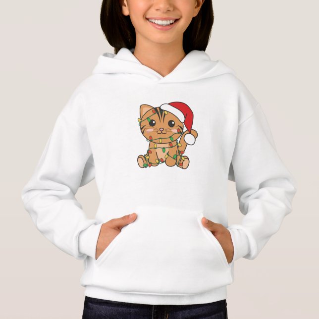 Katt från julvintern t shirt (Framsida)