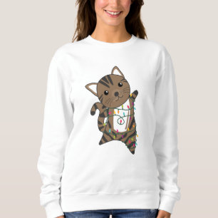 Katt från Snö-vinter vid jul T Shirt