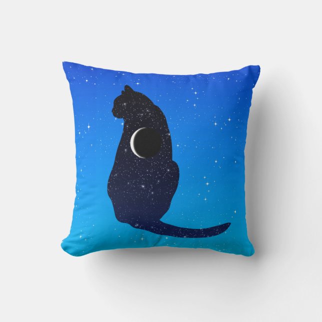 Katt från Starry Himlar Kudde (Framsida)