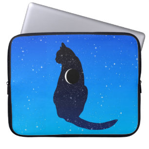 Katt från Starry Himlar Laptop Fodral