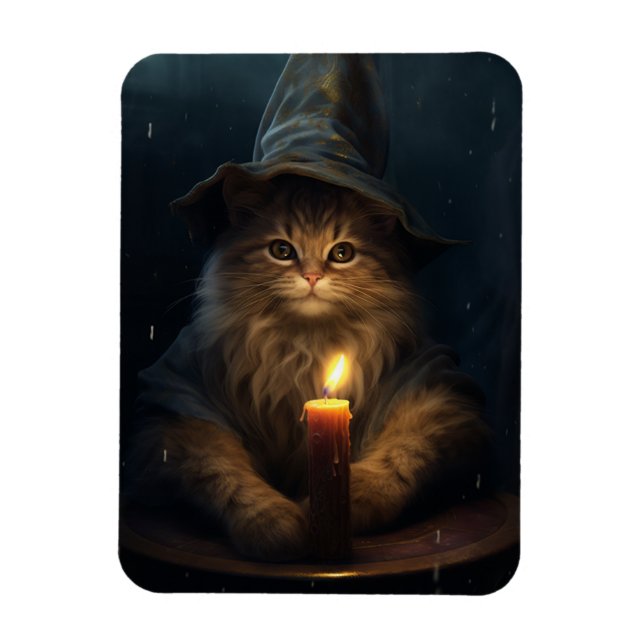 Katt från Witch Magnet (Vertikal)