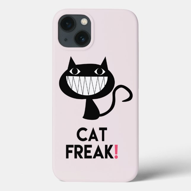 Katt Freak! Roligt iPhone 6/6s, endast telefonväsk (Baksida)