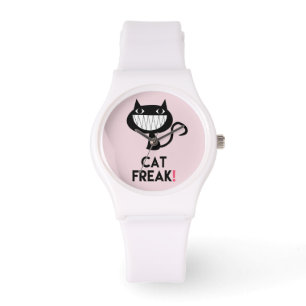 Katt Freak! Roligt Rosa Kids Armbandsur