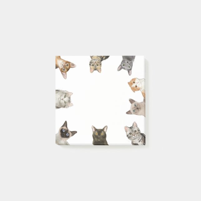 Katt | Funny Cat Lover Post-it Block (Framsida)