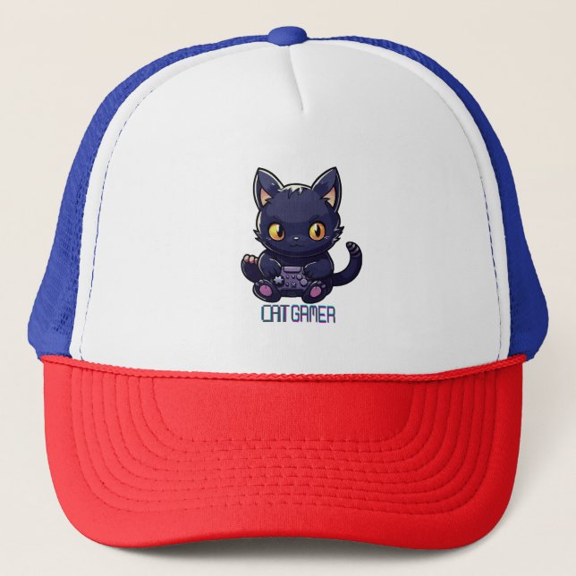 Katt Gamer Keps (Framsida)