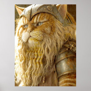 Katt Gamla Viking. Poster