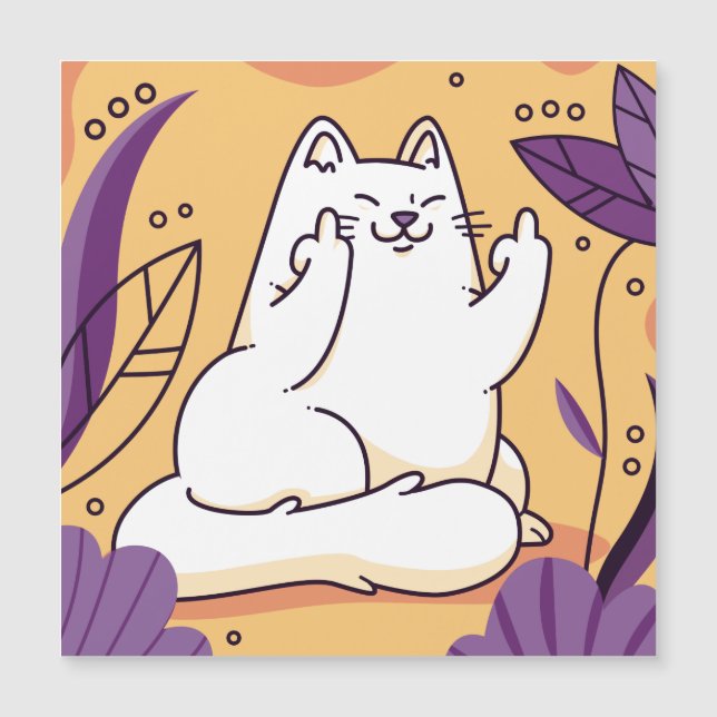 Katt ge finger (Framsida)