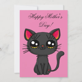 Katt Glad mors dag  Inbjudningar