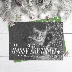 Katt Glad Pawlidays Husdjur Julkort