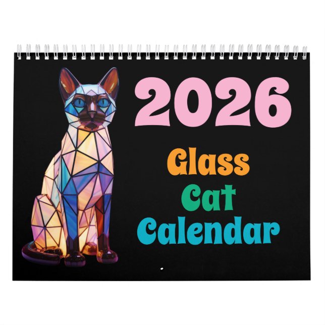 Katt Glas Kalender (Omslag)