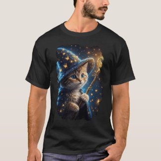 Katt, glass, söt, katt, kattunge, kattunge, kawaii t shirt