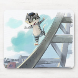 Katt glider Eiffeltornet – Paris Musmatt Musmatta