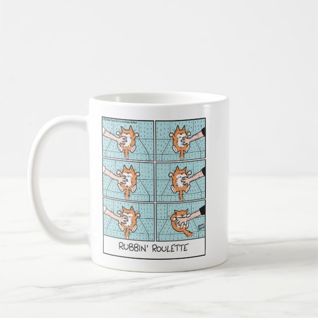 Katt Gnuggar Roulett Kaffemugg (Vänster)