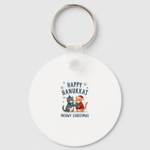 Katt God Jul Gott Hanukka Judisk Kristna Nyckelring