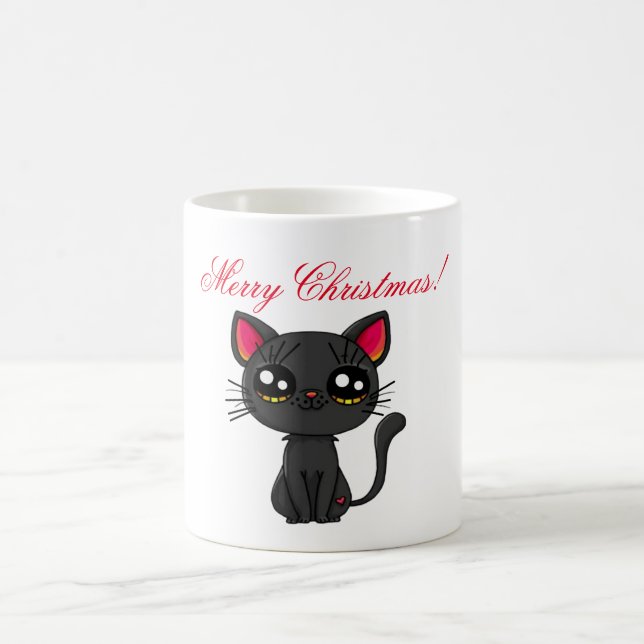 Katt God Jul  Kaffemugg (Center)