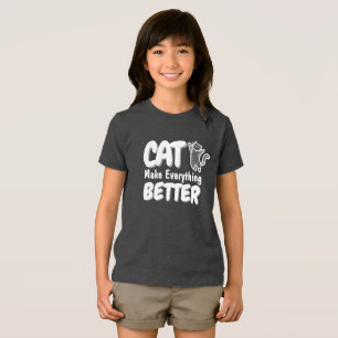 Katt gör allt bättre - anpassa t shirt