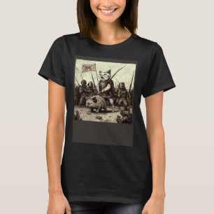 Katt Gris Krig T Shirt