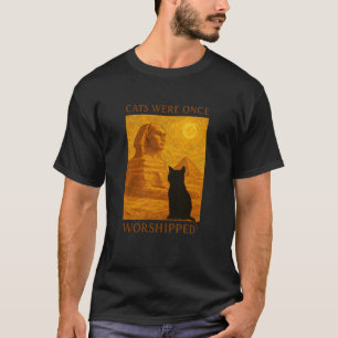 Katt Gud Vördades Forntida Egypten Sfinkx Rolig Ka T Shirt
