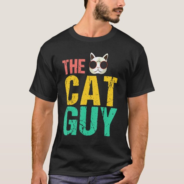Katt Guy Animal T Shirt (Framsida)