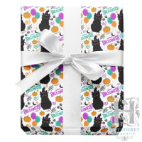 Katt Halloween presentpapper