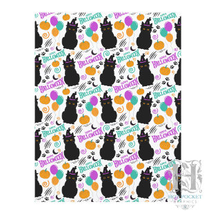 Katt Halloween Scrapbookpapper