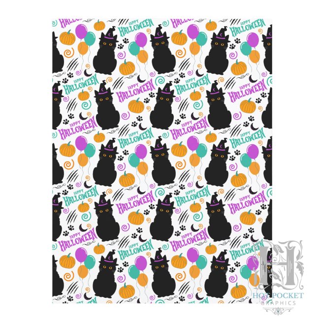 Katt Halloween Scrapbookpapper (Skapare uppladdad)
