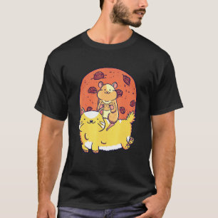 Katt Hamster Kaka Bakverk Hammy Ägare Husdjur T Shirt