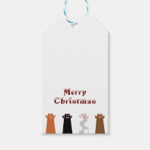 katt händer God Jul